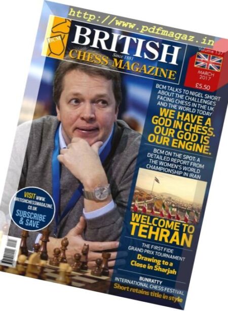 British Chess Magazine – March 2017 Cover
