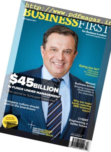 Business First Magazine – July-August 2017 Cover