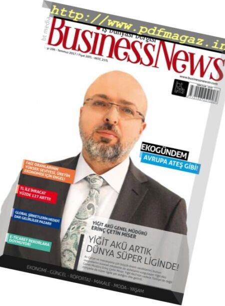 Business News – Temmuz 2017 Cover