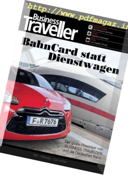 Business Traveller Germany – August-September 2017 Cover