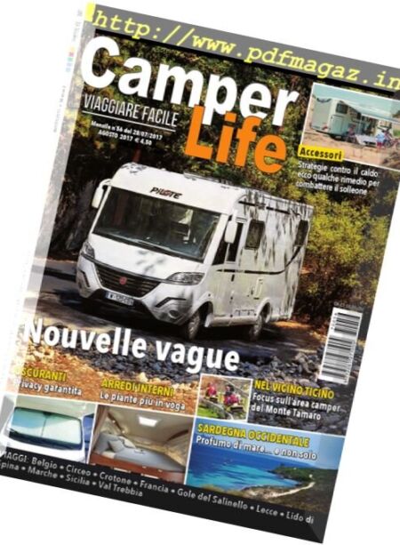 Camper Life – Agosto 2017 Cover