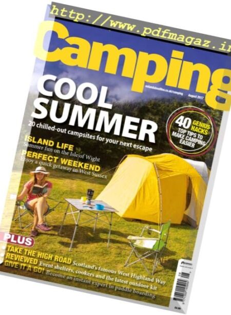 Camping – August 2017 Cover
