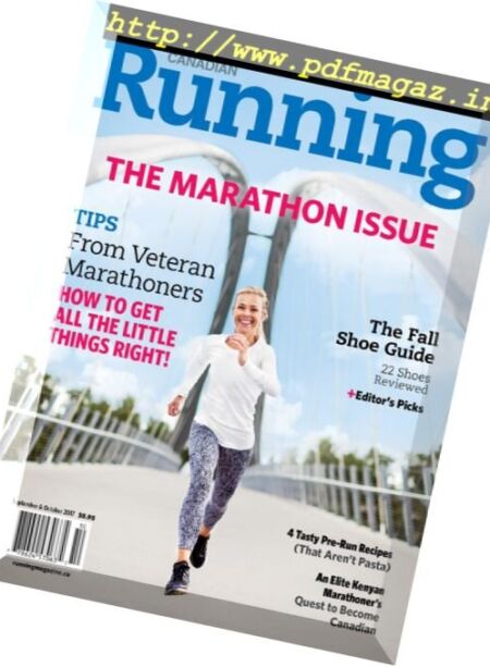Canadian Running – September-October 2017 Cover