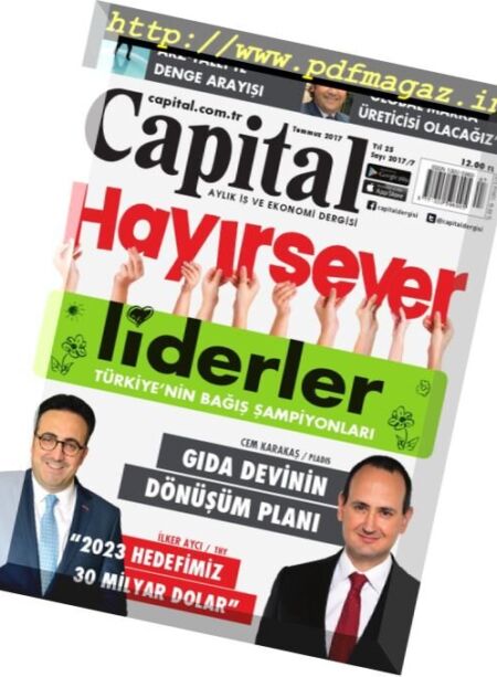 Capital Turkey – Temmuz 2017 Cover