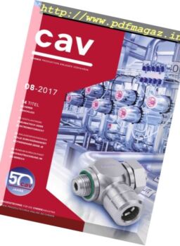 CAV Chemie Anlagen Verfahren – Nr.8 2017