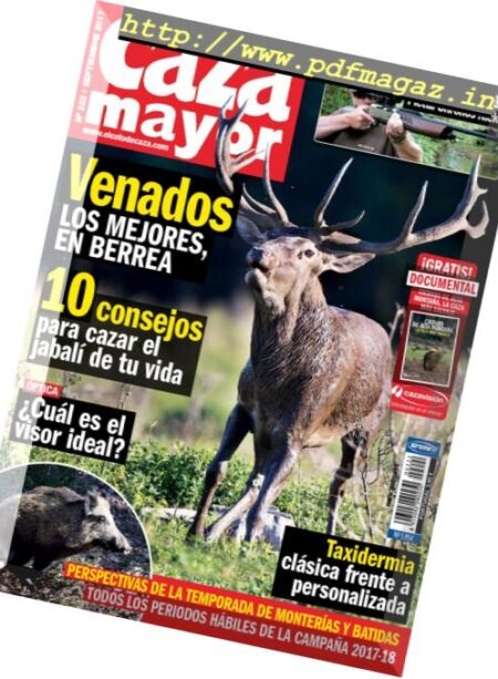 Caza Mayor – Septiembre 2017 Cover