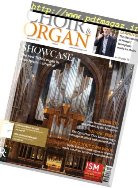 Choir & Organ – September-October2017 Cover
