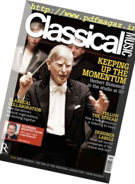 Classical Music – August 2017 Cover