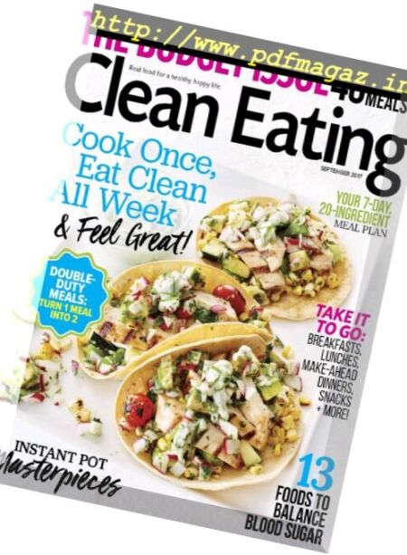 Clean Eating – September 2017 Cover