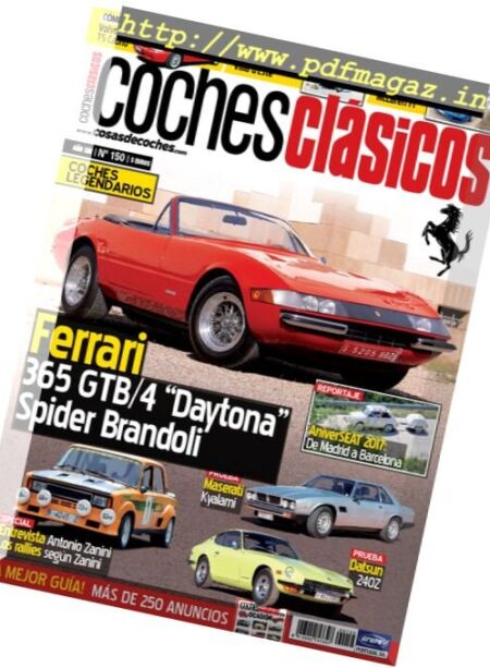 Coches Clasicos – Agosto 2017 Cover