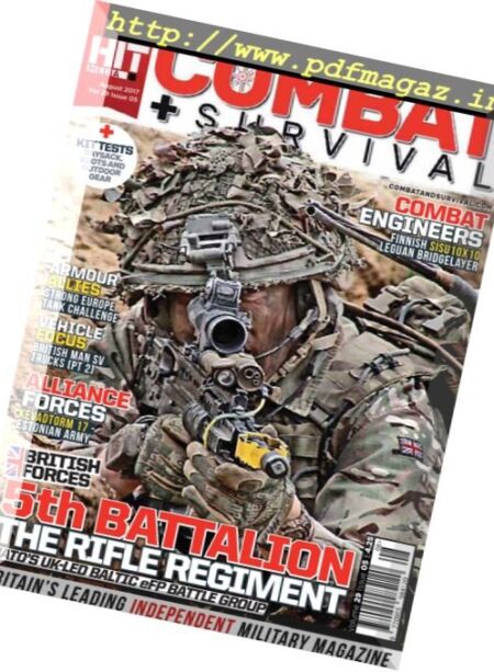 Combat & Survival – August 2017 Cover