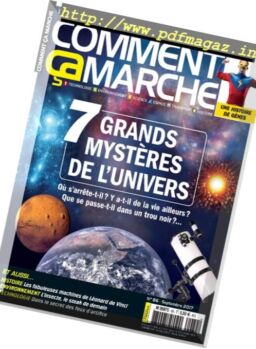 Comment Ca Marche – Septembre 2017