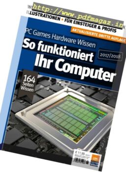 Computec Edition PC Games Hardware Wissen – August 2017