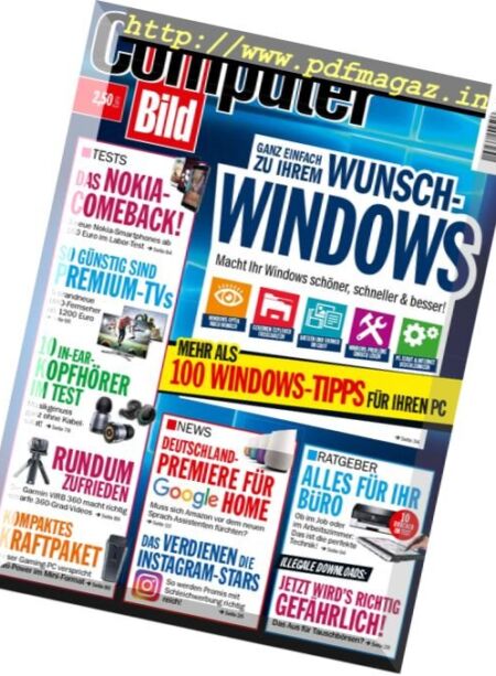Computer Bild Germany – 5 August 2017 Cover