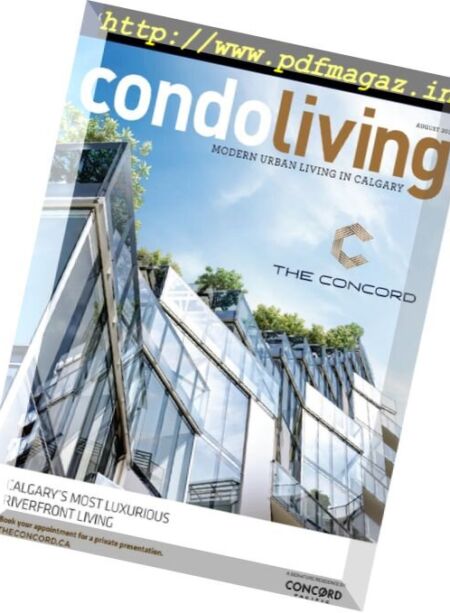 Condo Living – August 2017 Cover