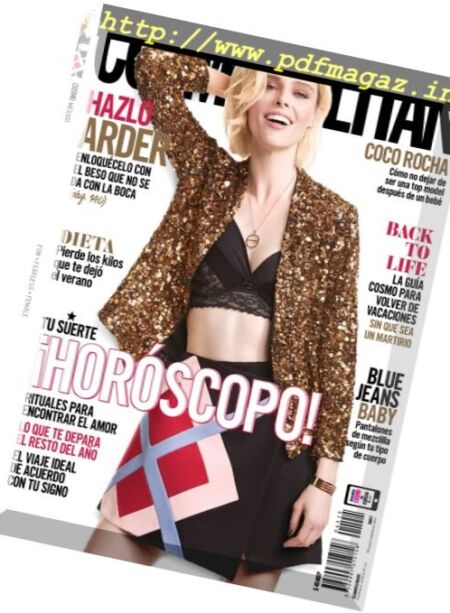 Cosmopolitan Mexico – 15-31 Agosto 2017 Cover