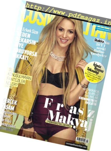 Cosmopolitan Turkey – Agustos 2017 Cover