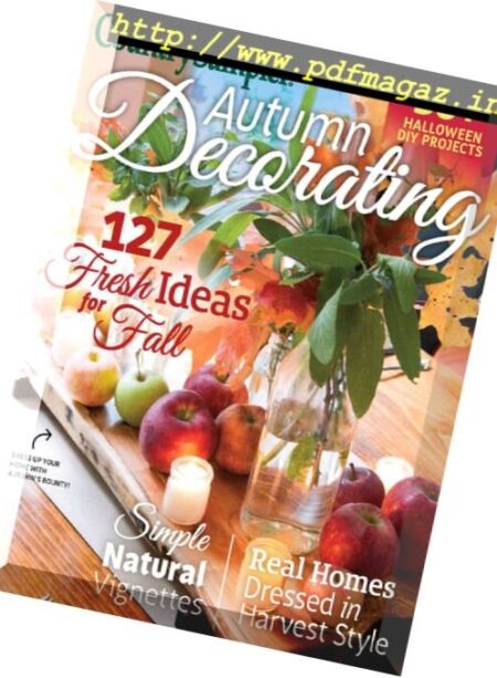 Country Sampler – Autumn Decorating – October 2017 Cover