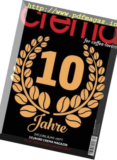 Crema – August-September 2017 Cover