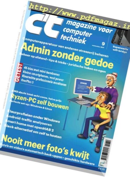 c’t Magazine Netherlands – September 2017 Cover