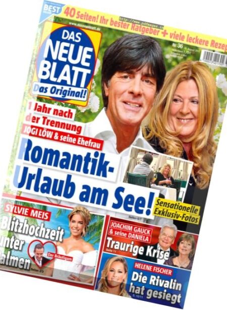 Das Neue Blatt – 30 August 2017 Cover