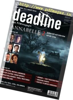 Deadline – Juli-August 2017