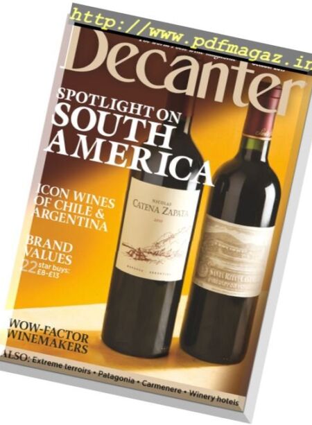 Decanter UK – October 2017 Cover