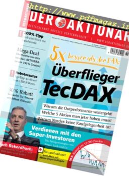 Der Aktionar – 1 September 2017