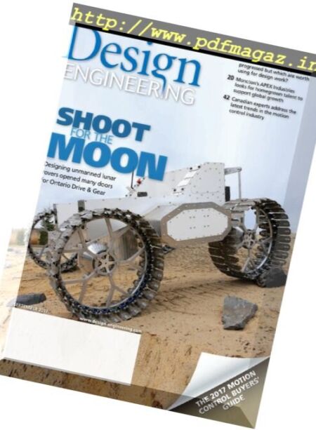 Design Engineering – September 2017 Cover