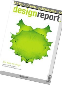 Designreport – Nr.3, 2017