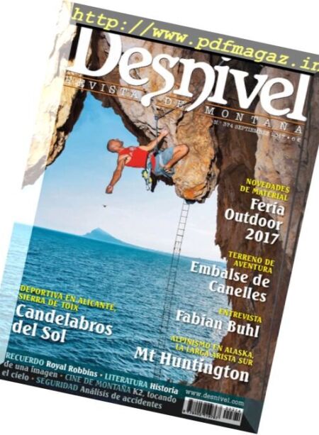 Desnivel – Septiembre 2017 Cover