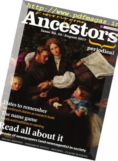 Discover Your Ancestors – August 2017 Cover
