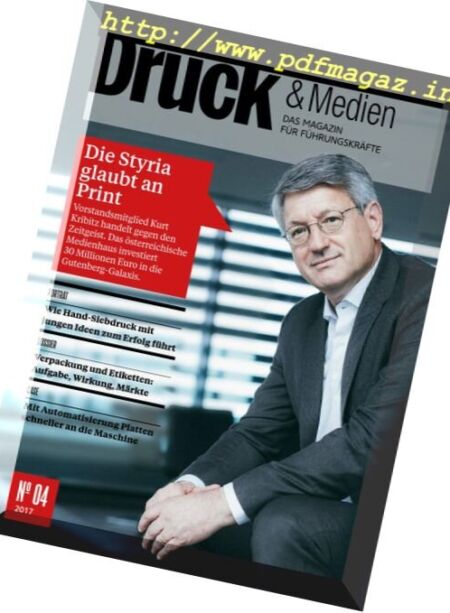 Druck & Medien – Nr.4 2017 Cover