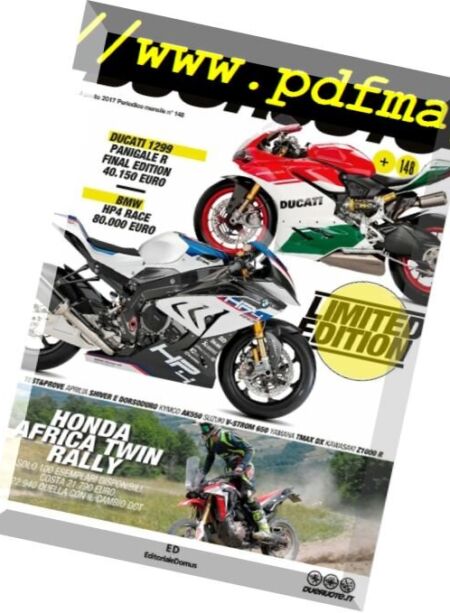 DueRuote – Agosto 2017 Cover