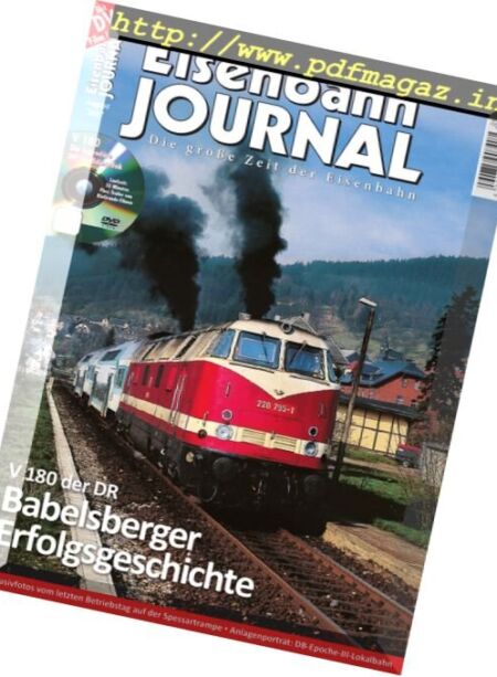 Eisenbahn Journal – August 2017 Cover