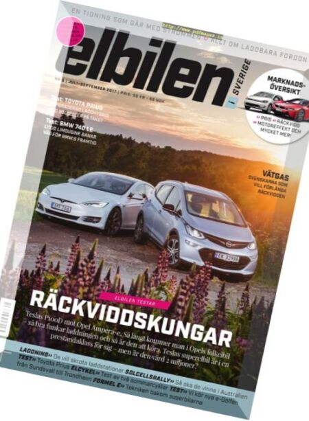 Elbilen I Sverige – Juli-September 2017 Cover