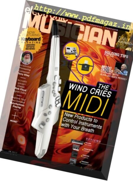 Electronic Musician – August 2017 Cover