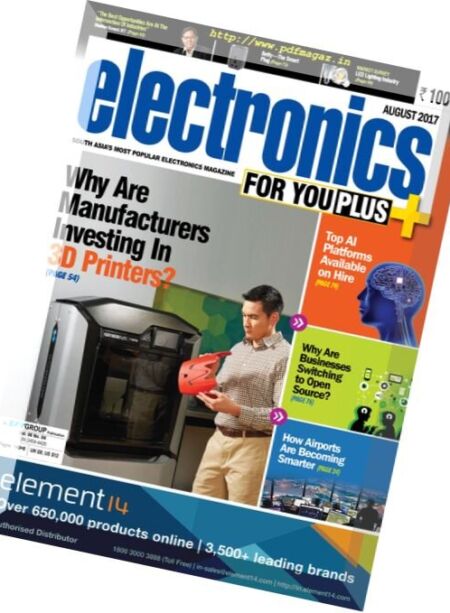 Electronics For You – August 2017 Cover