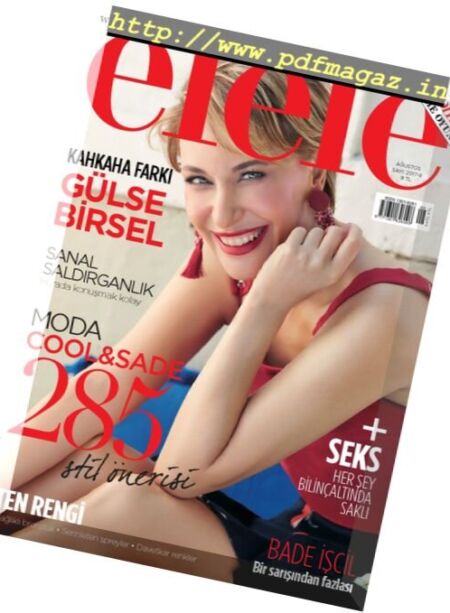Elele – Agustos 2017 Cover