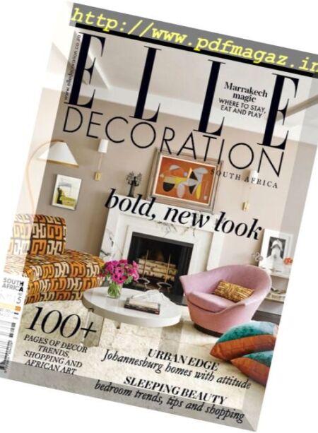 Elle Decoration South Africa – August 2017 Cover