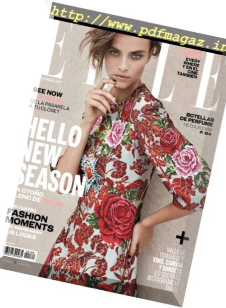 Elle Mexico – Septiembre 2017 Cover