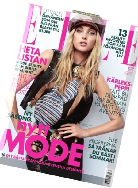 Elle Sweden – Augusti 2017 Cover