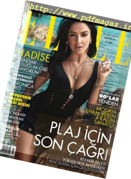 Elle Turkey – Agustos 2017 Cover