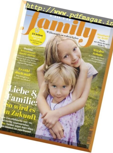 Eltern Family – September 2017 Cover