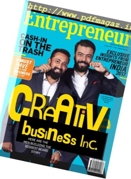 Entrepreneur India – August 2017 Cover