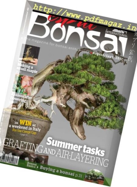 Esprit Bonsai International – August-September 2017 Cover