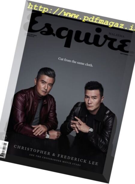 Esquire Malaysia – September 2017 Cover
