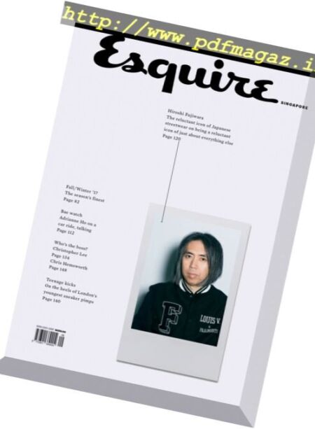 Esquire Singapore – September 2017 Cover