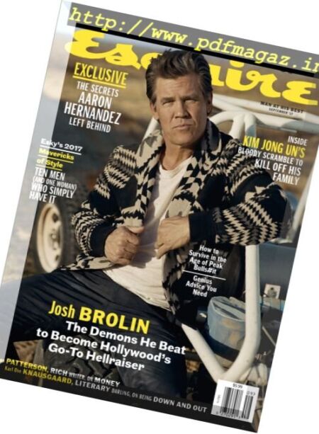 Esquire USA – September 2017 Cover
