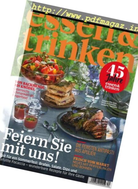 Essen und Trinken – September 2017 Cover